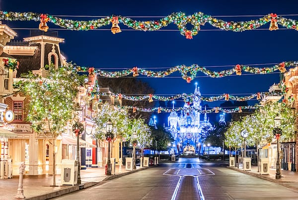 disneyland during christmas
