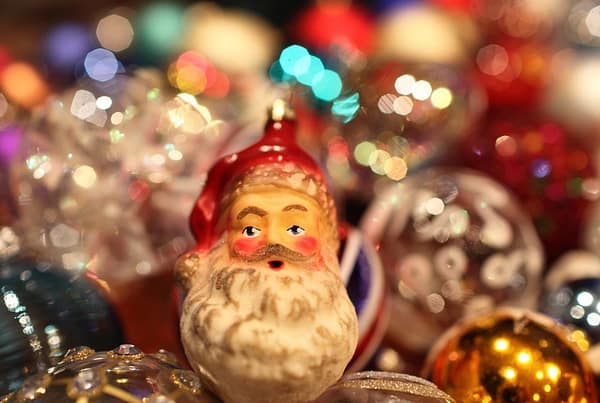 santa claus ornaments