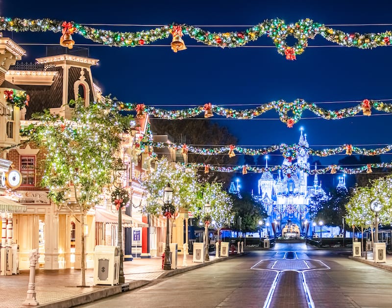 disneyland during christmas